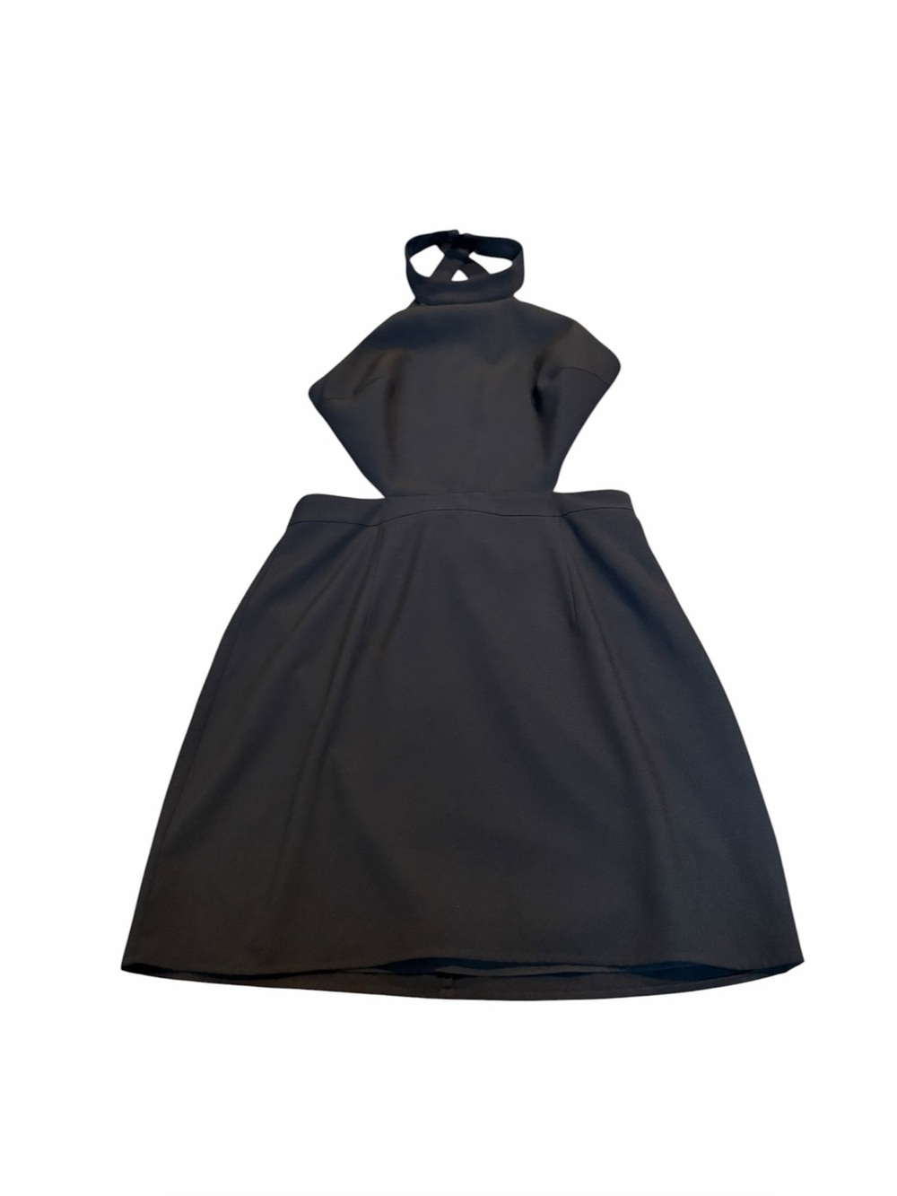 NBD X NAVEN open back black dress